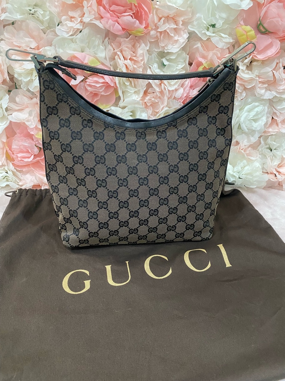 Gucci GG Monogram Hobo Bag